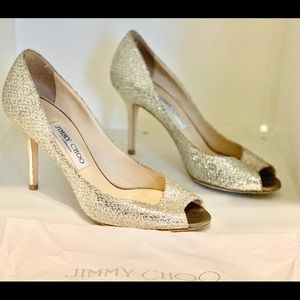 Jimmy Choo Shoes - Jimmy Choo Open Toe Pumps Jimmy Choo Shoes - Jimmy Choo Open Toe Pumps